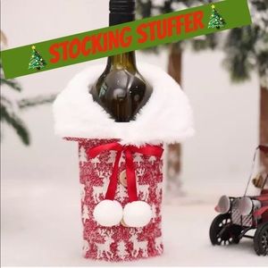🎄Christmas Festive Wine Bottle Cover Red/Reindeer